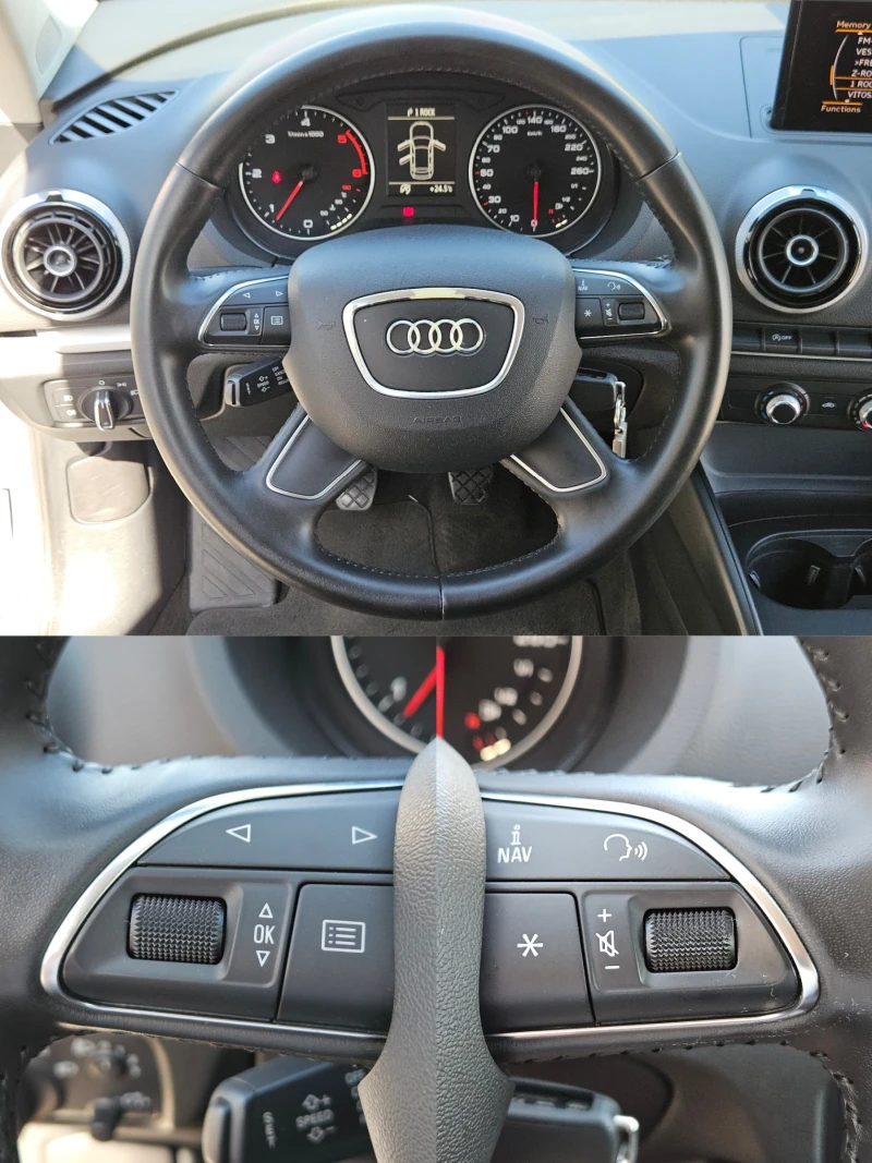Audi A3 1.6TDI/BLACK FRIDAY/6ск/ACC/NAVI/БЛУТУТ/EURO5B/ТОП, снимка 11 - Автомобили и джипове - 51836677