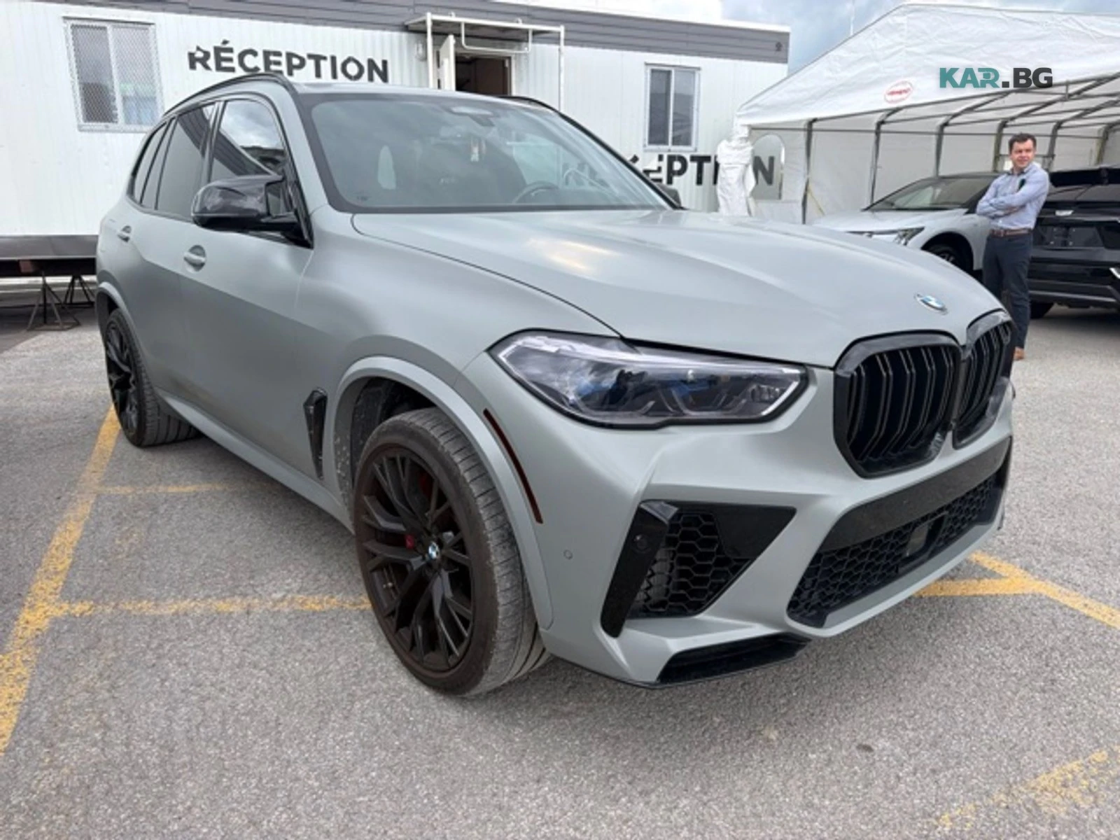 BMW X5M Competition Lime Rock Grey * Цена до БЪЛГАРИЯ * , снимка 3 - Автомобили и джипове - 54920042