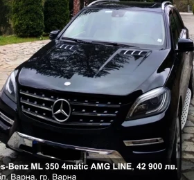 Mercedes-Benz ML 350 4 MATIC AMG LINE Реални 109 500 kм, снимка 1