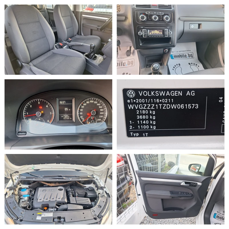 VW Touran 1.6 TDI , снимка 17 - Автомобили и джипове - 49598446