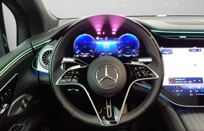 Mercedes-Benz EQS 680 SUV/MAYBACH/NIGHT SERIES/TWO-TONE/FIRST CLASS/, снимка 9 - Автомобили и джипове - 52086146