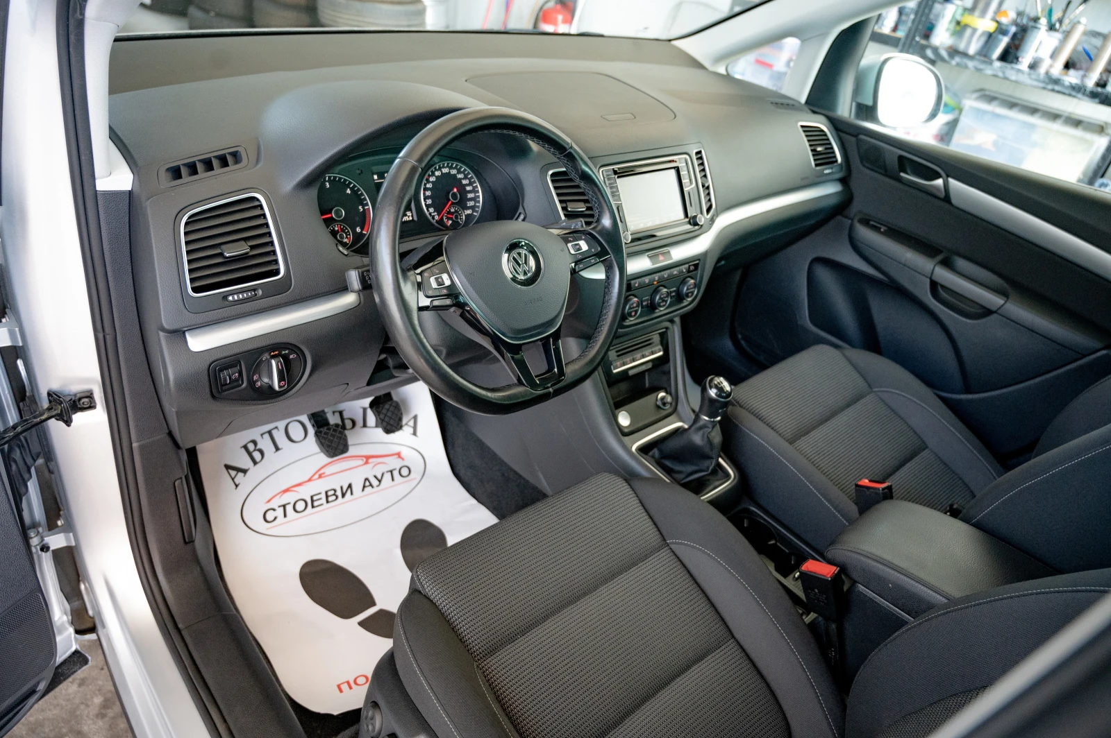 VW Sharan 2.0* TDI* 150кс* вс.екстри - изображение 9