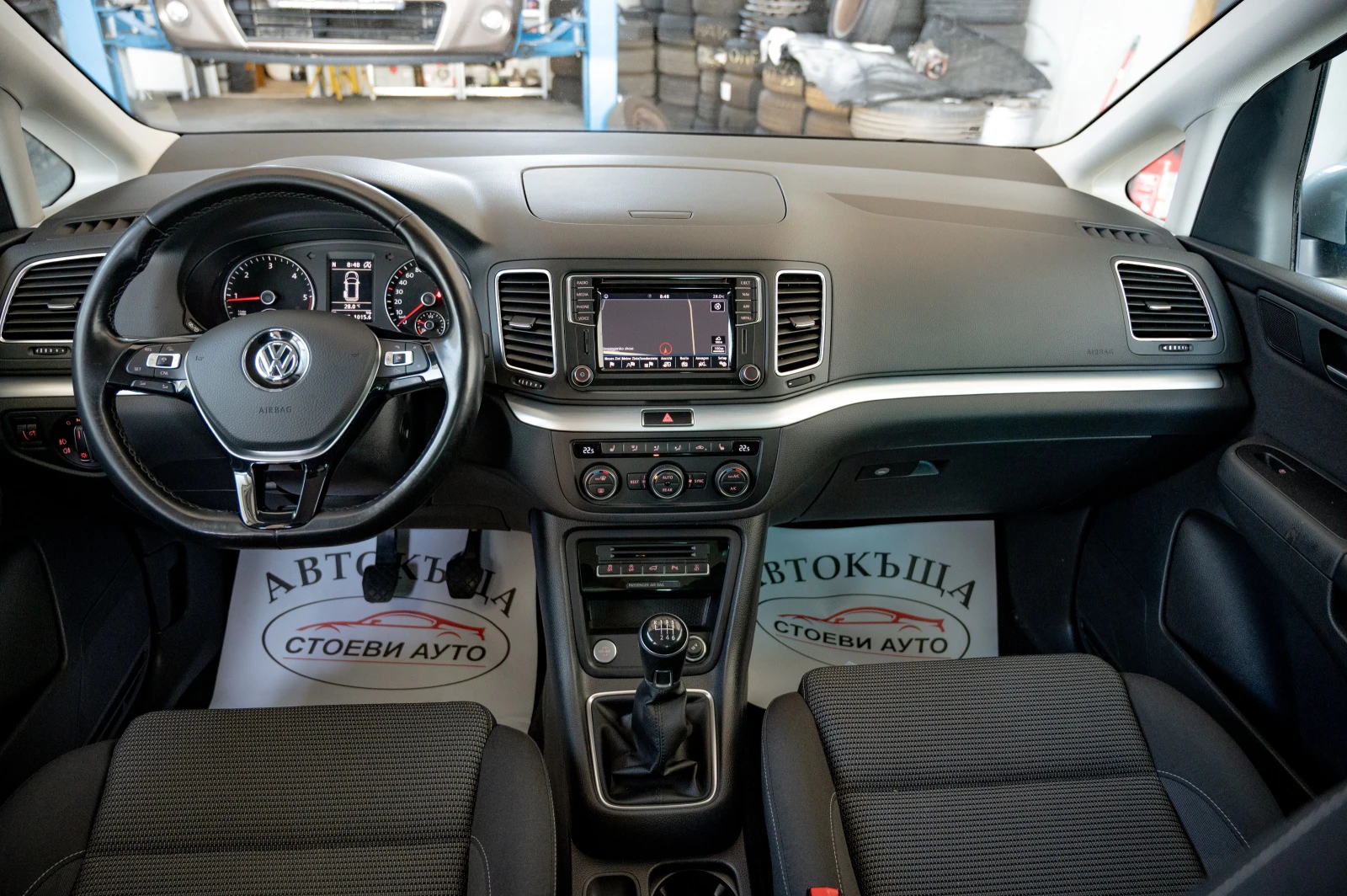 VW Sharan 2.0* TDI* 150кс* вс.екстри - изображение 10
