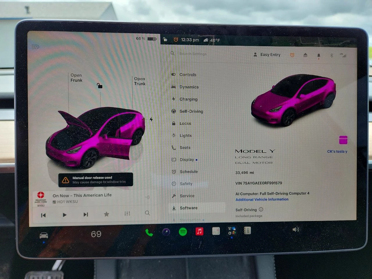 Tesla Model Y LONG RANGE DUAL MOTOR ALL-WHEEL DRIVE, снимка 11 - Автомобили и джипове - 54882478