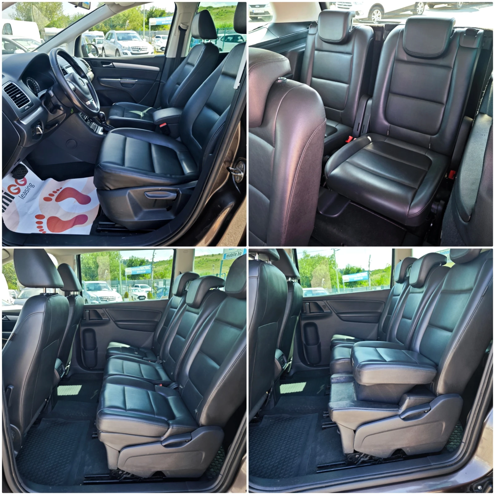 VW Sharan 2.0TDi  7 места Автоматик, снимка 9 - Автомобили и джипове - 55577402