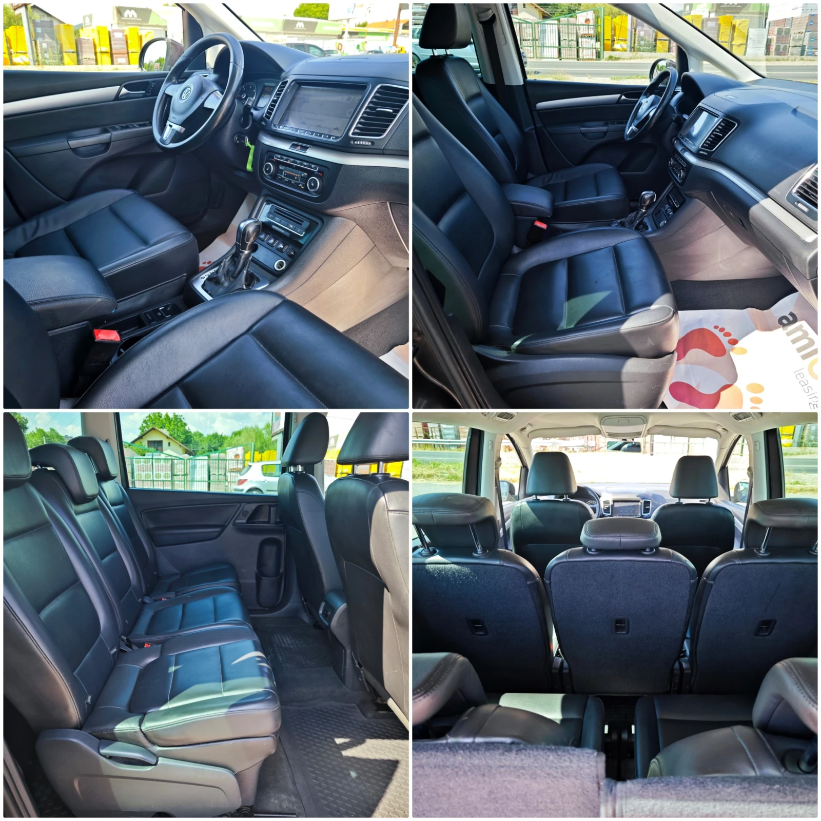 VW Sharan 2.0TDi  7 места Автоматик, снимка 10 - Автомобили и джипове - 55577402