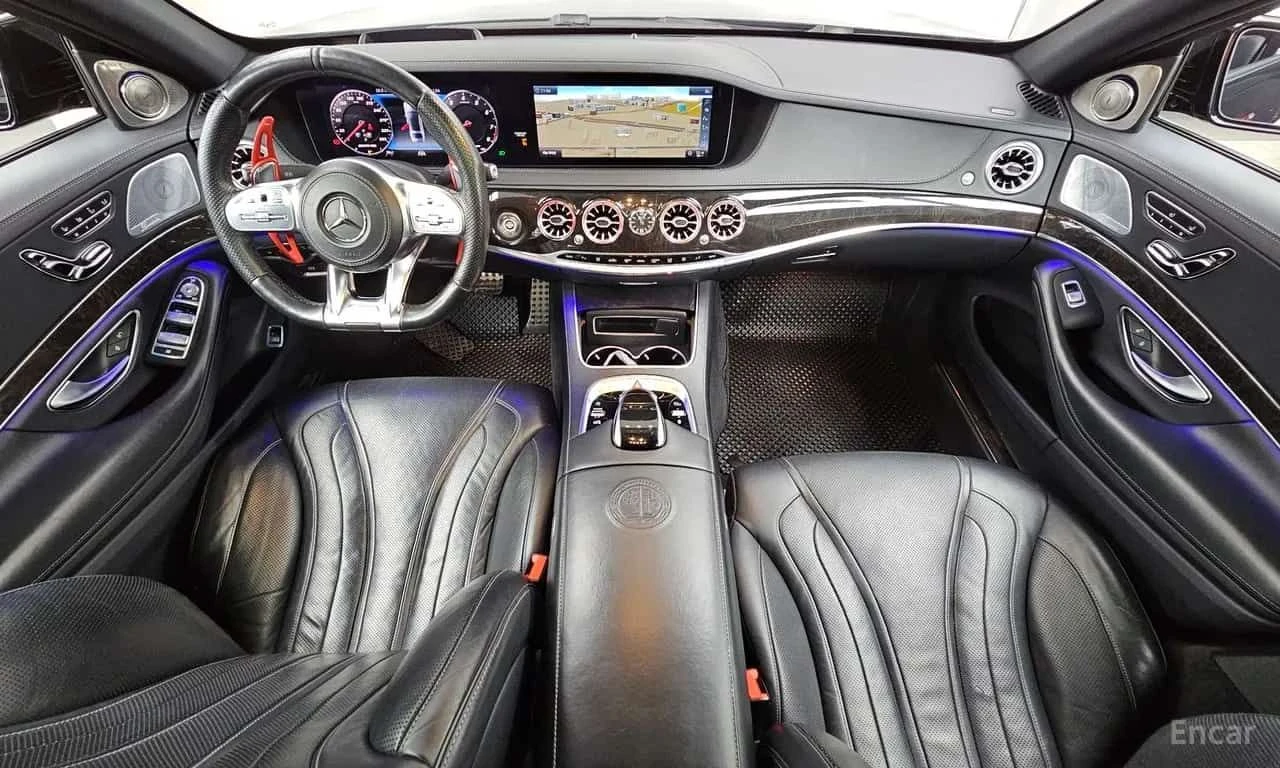 Mercedes-Benz S 63 AMG 4MATIC+ /ОБДУХВАНЕ/ПАНОРАМА/ДИСТРОНИК/360, снимка 7 - Автомобили и джипове - 55684118