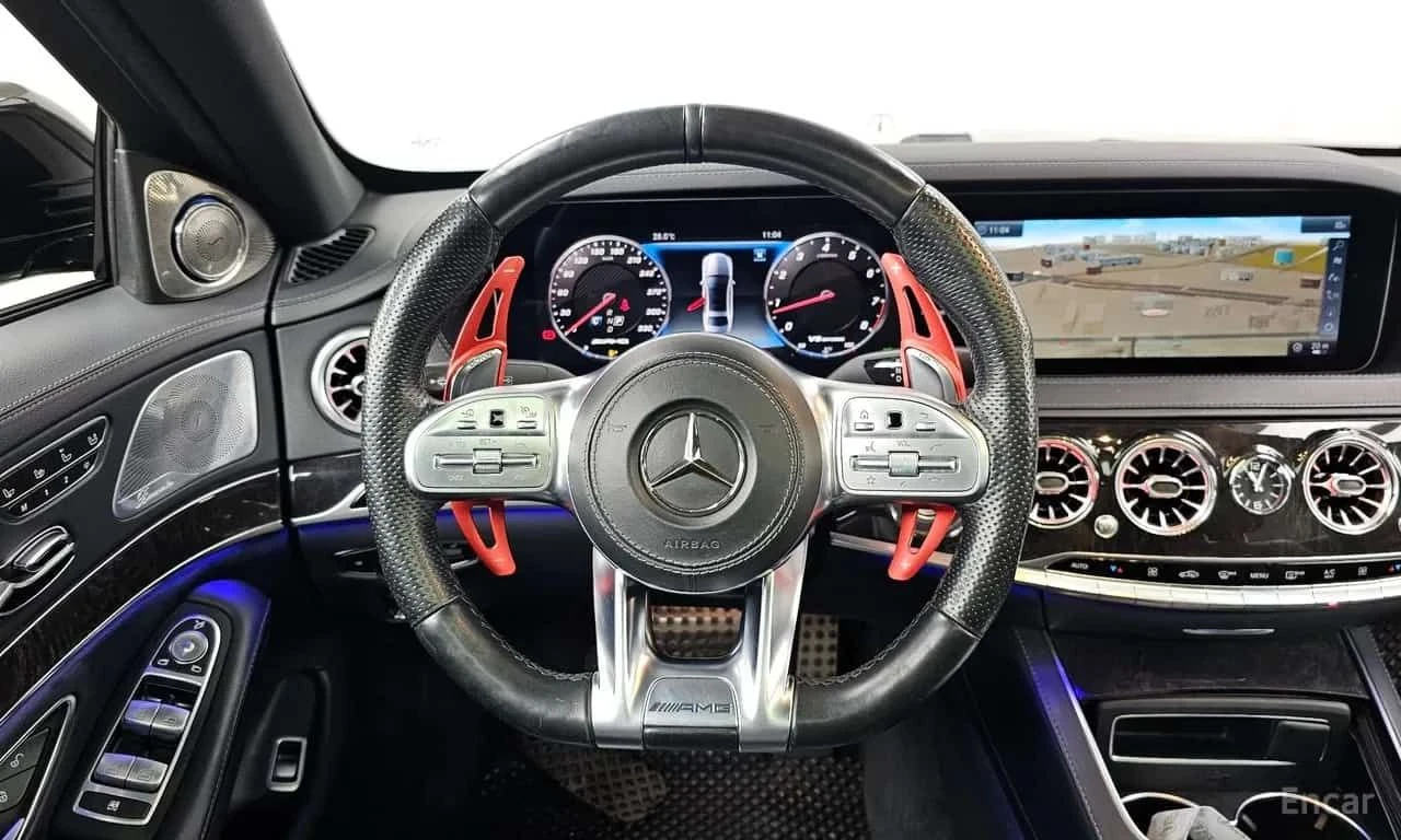 Mercedes-Benz S 63 AMG 4MATIC+ /ОБДУХВАНЕ/ПАНОРАМА/ДИСТРОНИК/360, снимка 13 - Автомобили и джипове - 55684118