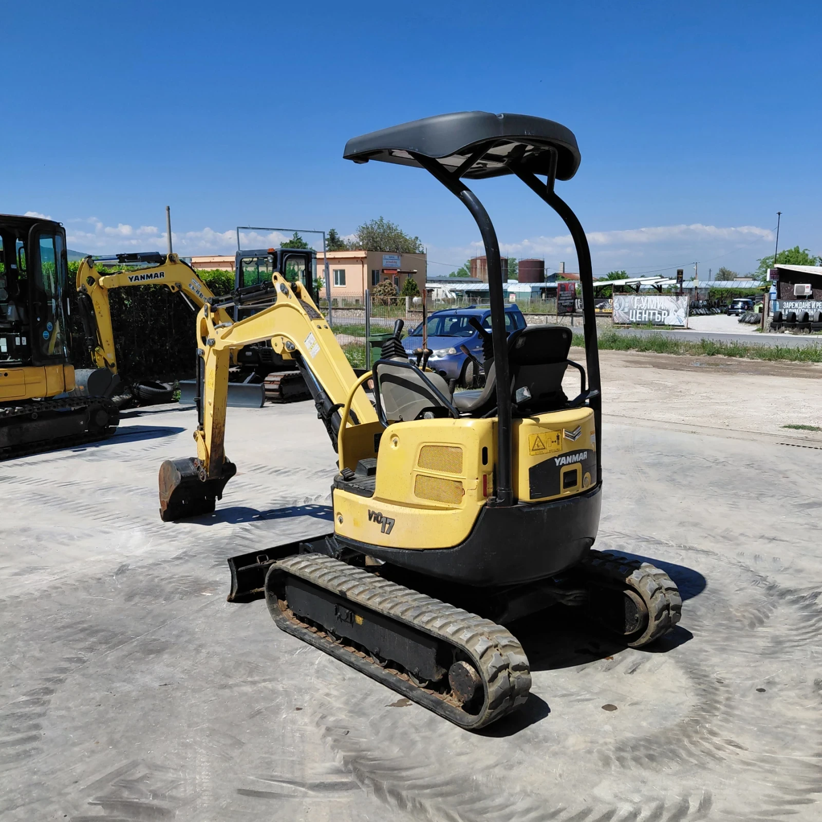 Багер Yanmar VIO17  САМО НА 600 мч, ИСТИНСКИ ЯПОНЕЦ, снимка 3 - Индустриална техника - 52818347