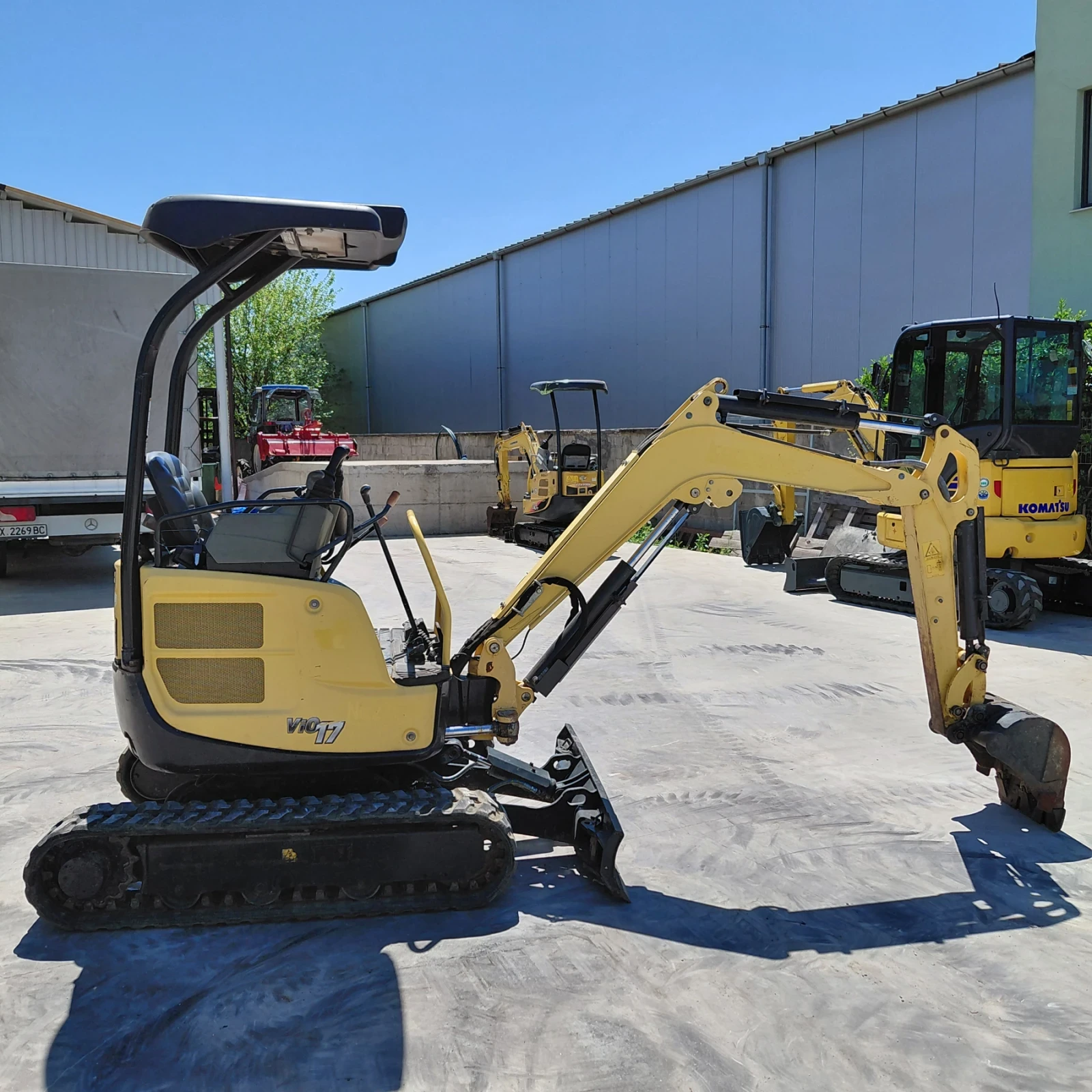 Багер Yanmar VIO17  САМО НА 600 мч, ИСТИНСКИ ЯПОНЕЦ, снимка 6 - Индустриална техника - 52818347