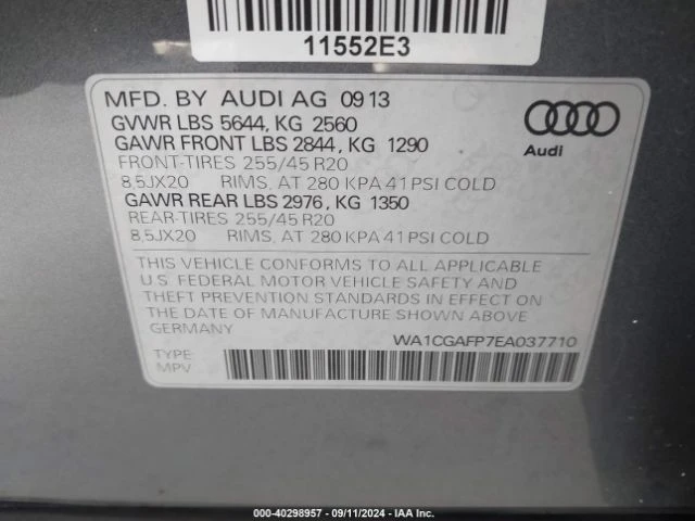 Audi SQ5 3.0T PREMIUM PLUS, снимка 17 - Автомобили и джипове - 47777400