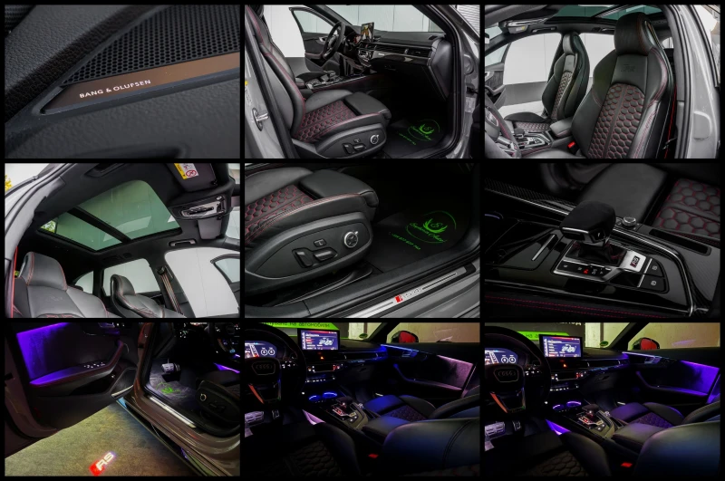 Audi Rs4 * 500HP* LIMITED* QUATTRO* NARDO GREY* SHADOW LINE, снимка 17 - Автомобили и джипове - 51897828