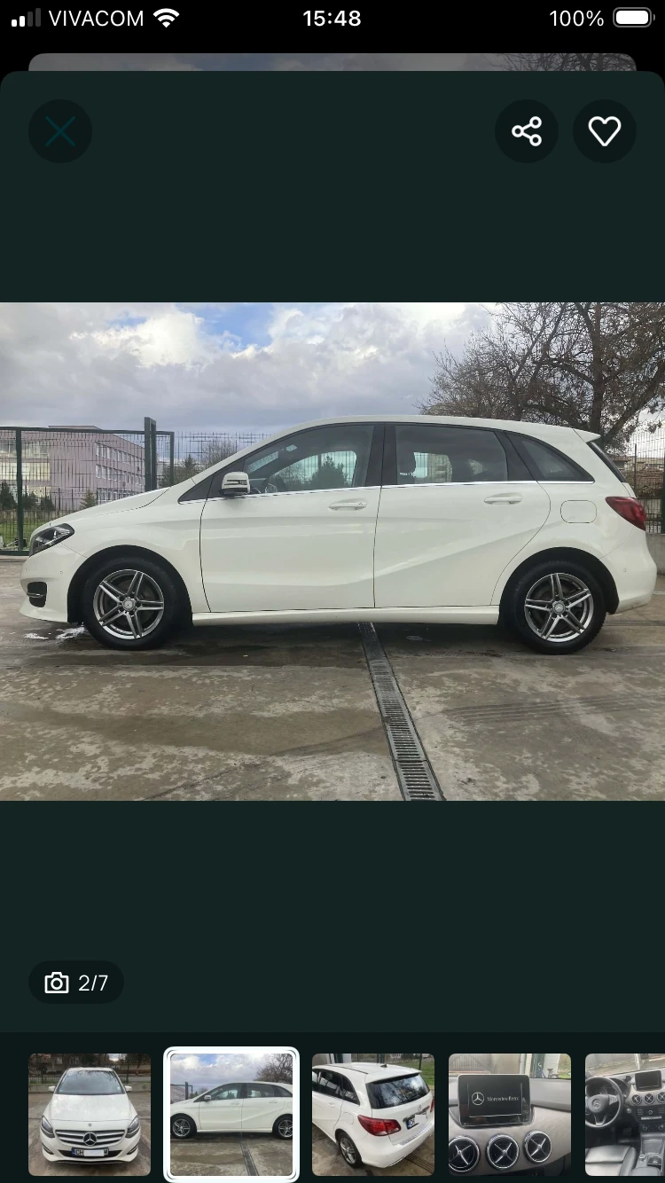 Mercedes-Benz B 200, снимка 2 - Автомобили и джипове - 54274383