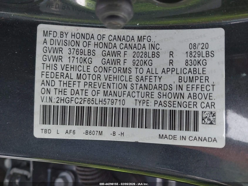 Honda Civic 2.0l Lx - изображение 9