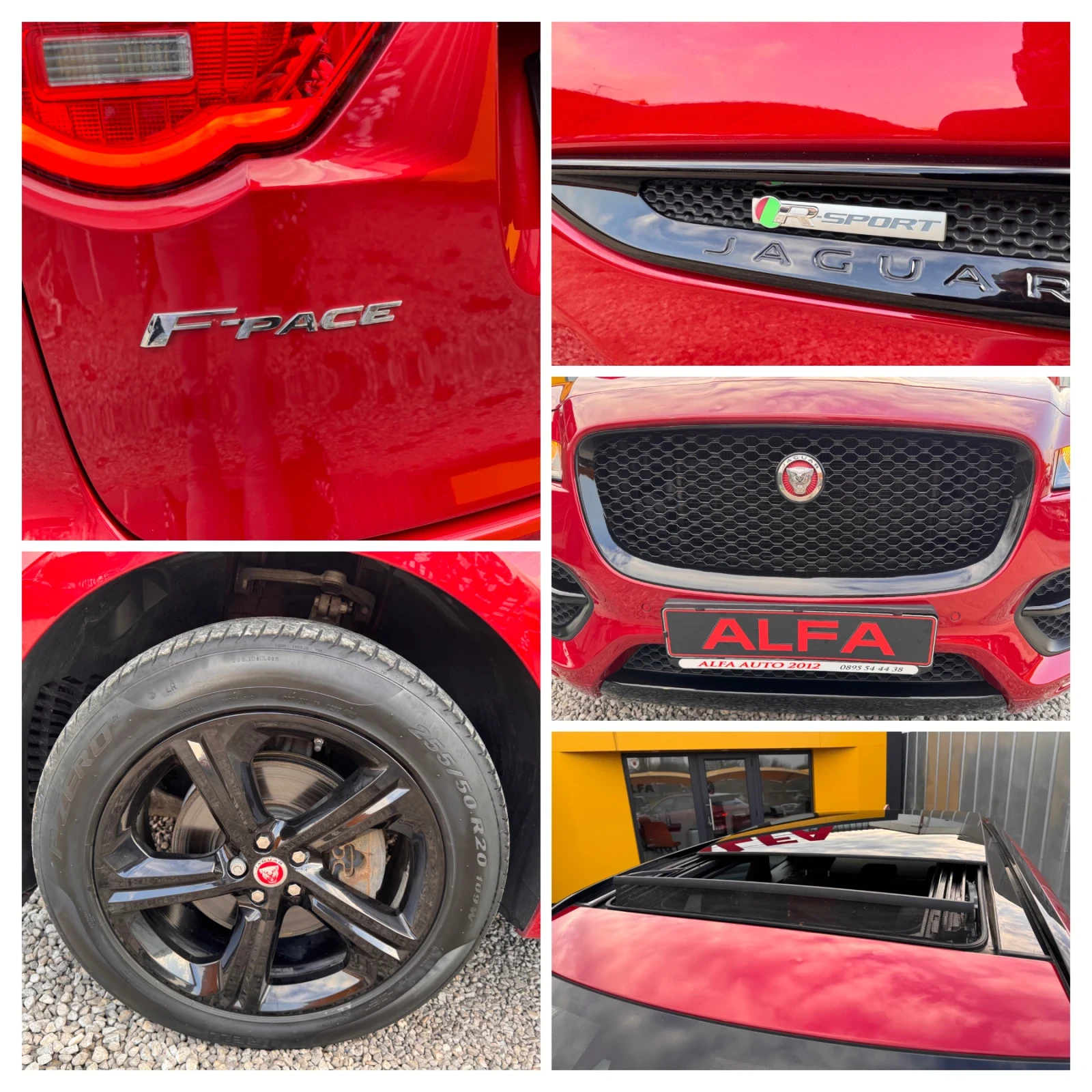 Jaguar F-PACE 3.0d/R-LINE/��.�������� ������/��������/���/// | Mobile.bg � ����������� 8