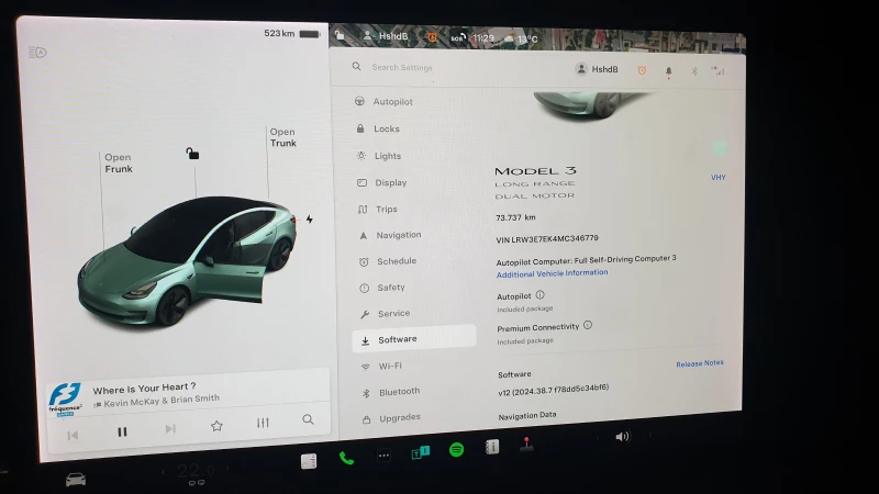 Tesla Model 3 Facelift 4x4 LR Warranty, снимка 12 - Автомобили и джипове - 49734346