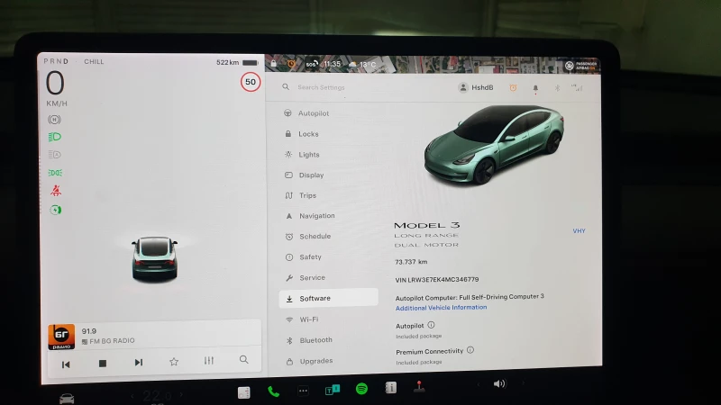 Tesla Model 3 Facelift 4x4 LR Warranty, снимка 15 - Автомобили и джипове - 49734346
