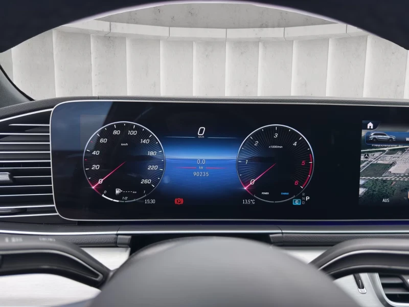 Mercedes-Benz GLS 450 4MATIC/367HP/AMG/PANO/7S/MASSAGE/BURM/HUD/567g, снимка 13 - Автомобили и джипове - 52334971