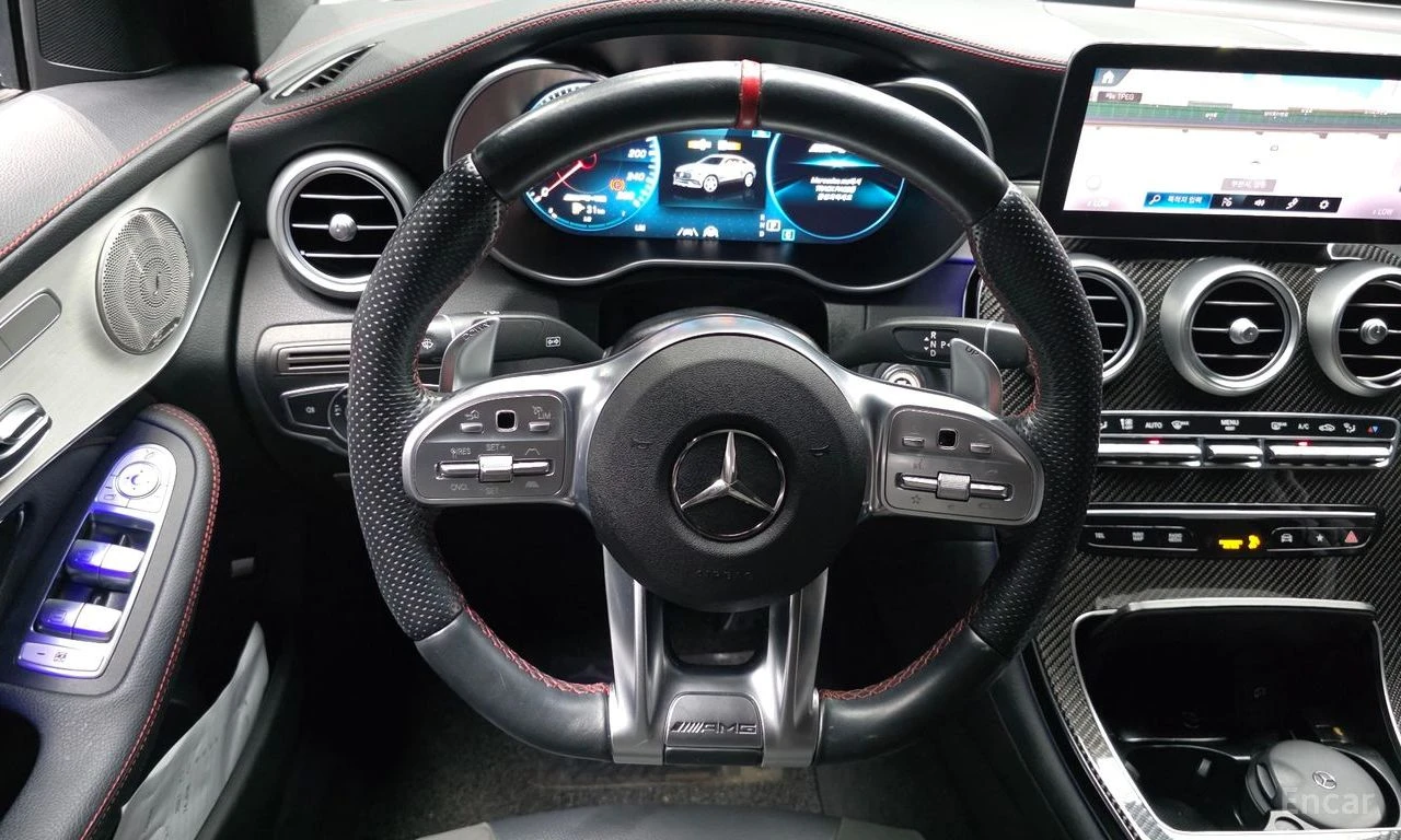 Mercedes-Benz GLC 43 AMG COUPE* BURMESTER* ХЕДЪП* ДИГИТАЛНО* ТАБЛО* LANE* A, снимка 7 - Автомобили и джипове - 55105685