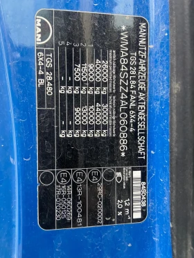 Man Tgs 28 480 EURO 5 6X4 Снегорин с песекар , снимка 14