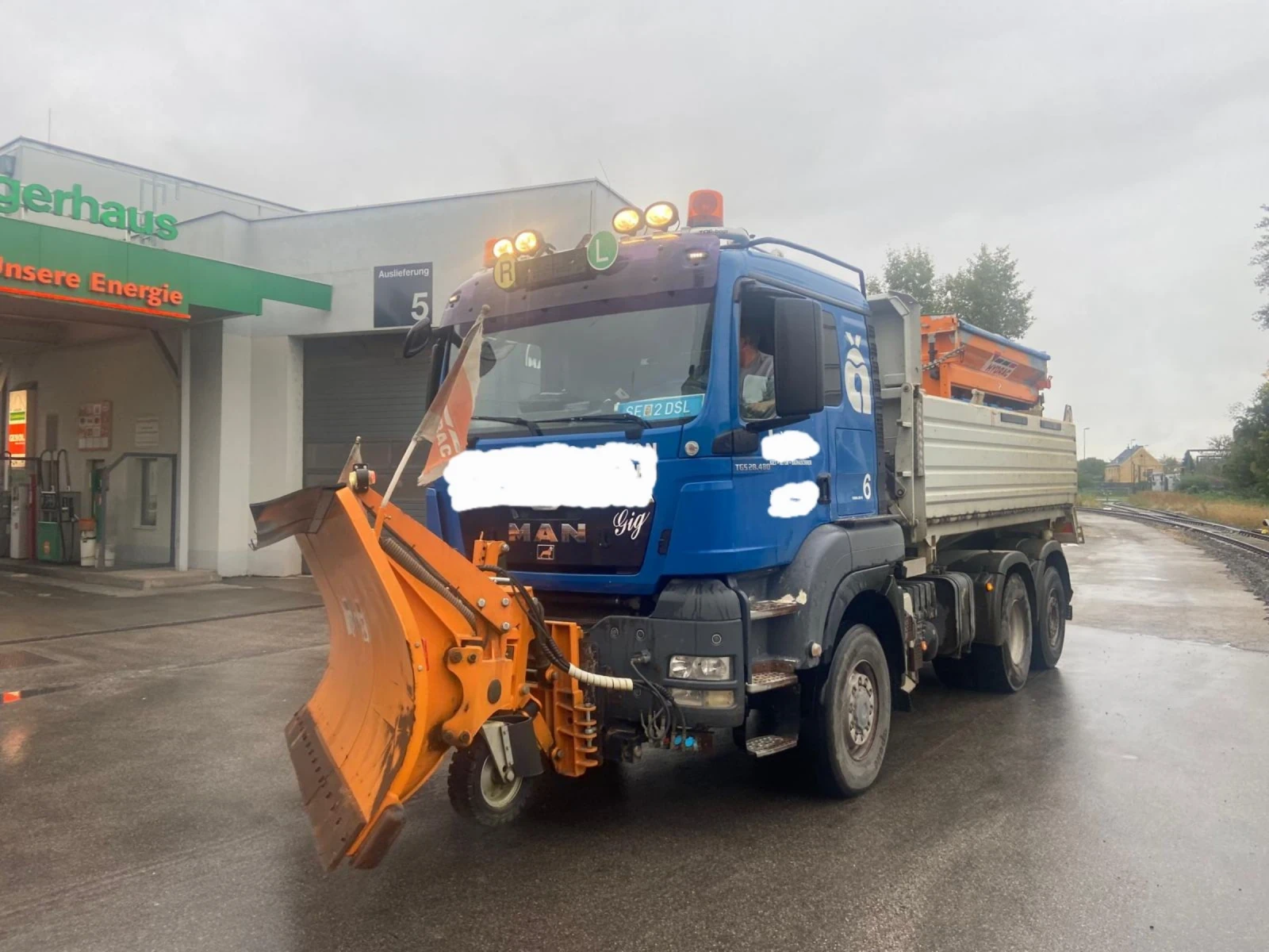 Man Tgs 28 480 EURO 5 6X4 Снегорин с песекар , снимка 1