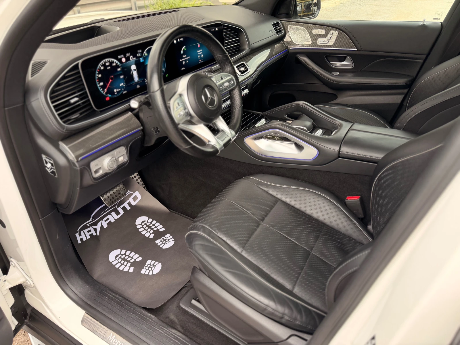 Mercedes-Benz GLS 400 d= 4Matic= AMG= Diplomatic= 3xTV= Carbon Pack= Bur, снимка 8 - Автомобили и джипове - 55211469