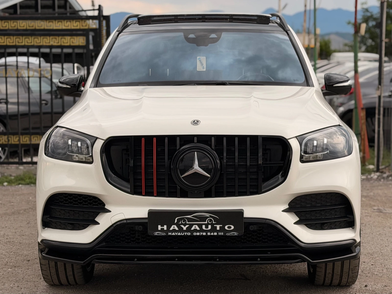 Mercedes-Benz GLS 400 d= 4Matic= AMG= Diplomatic= 3xTV= Carbon Pack= Bur, снимка 2 - Автомобили и джипове - 55211469