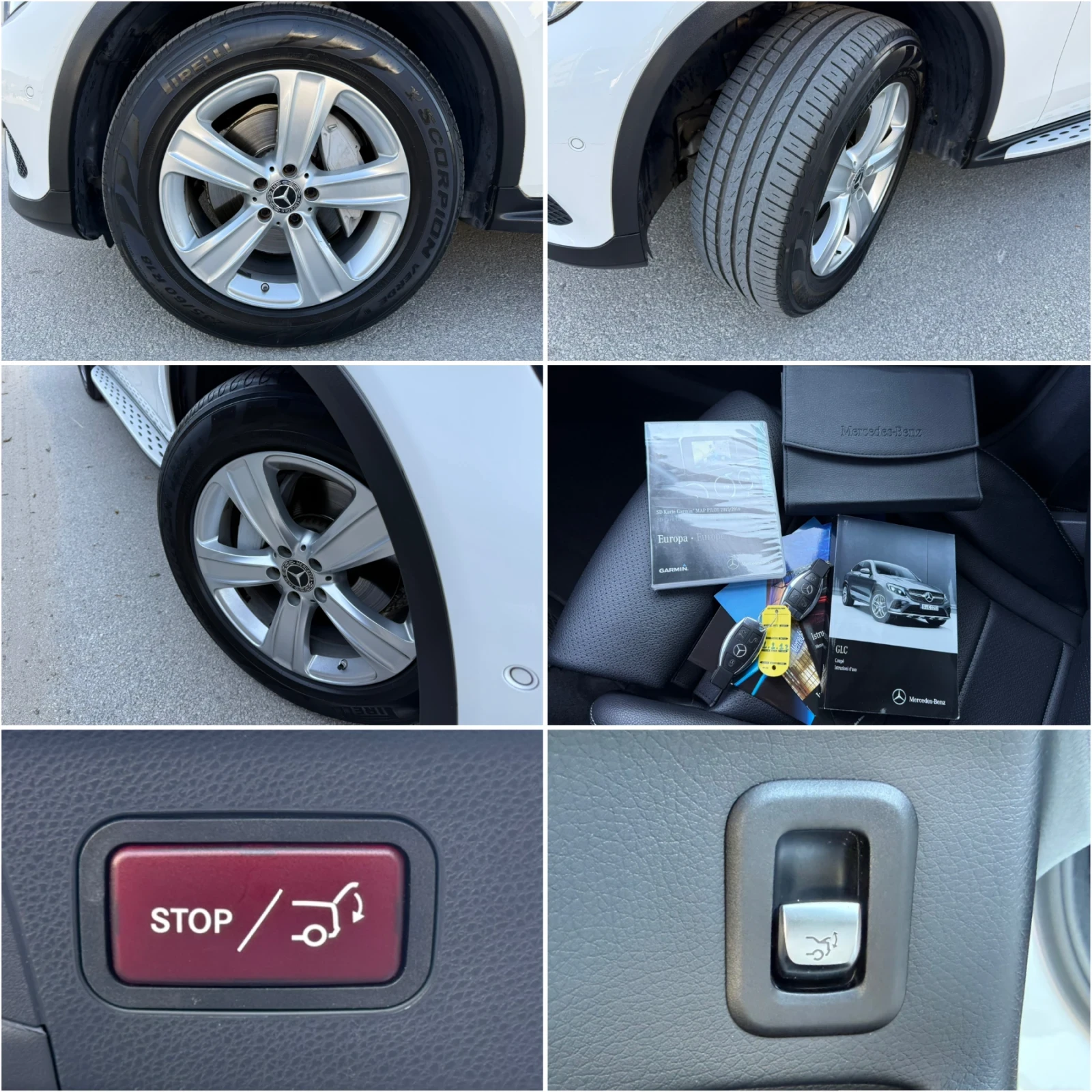 Mercedes-Benz GLC Coupe 250D 4MATIC / MULTIBEAM / 360 КАМЕРИ/ПЪЛНА ИСТОРИЯ, снимка 16 - Автомобили и джипове - 55499154