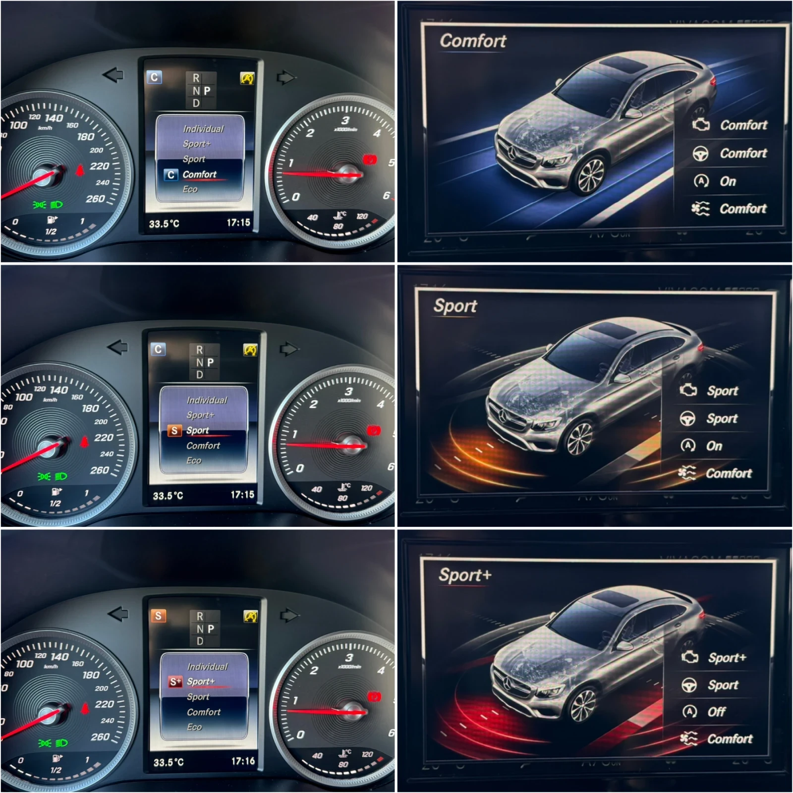 Mercedes-Benz GLC Coupe 250D 4MATIC / MULTIBEAM / 360 КАМЕРИ/ПЪЛНА ИСТОРИЯ, снимка 14 - Автомобили и джипове - 55499154