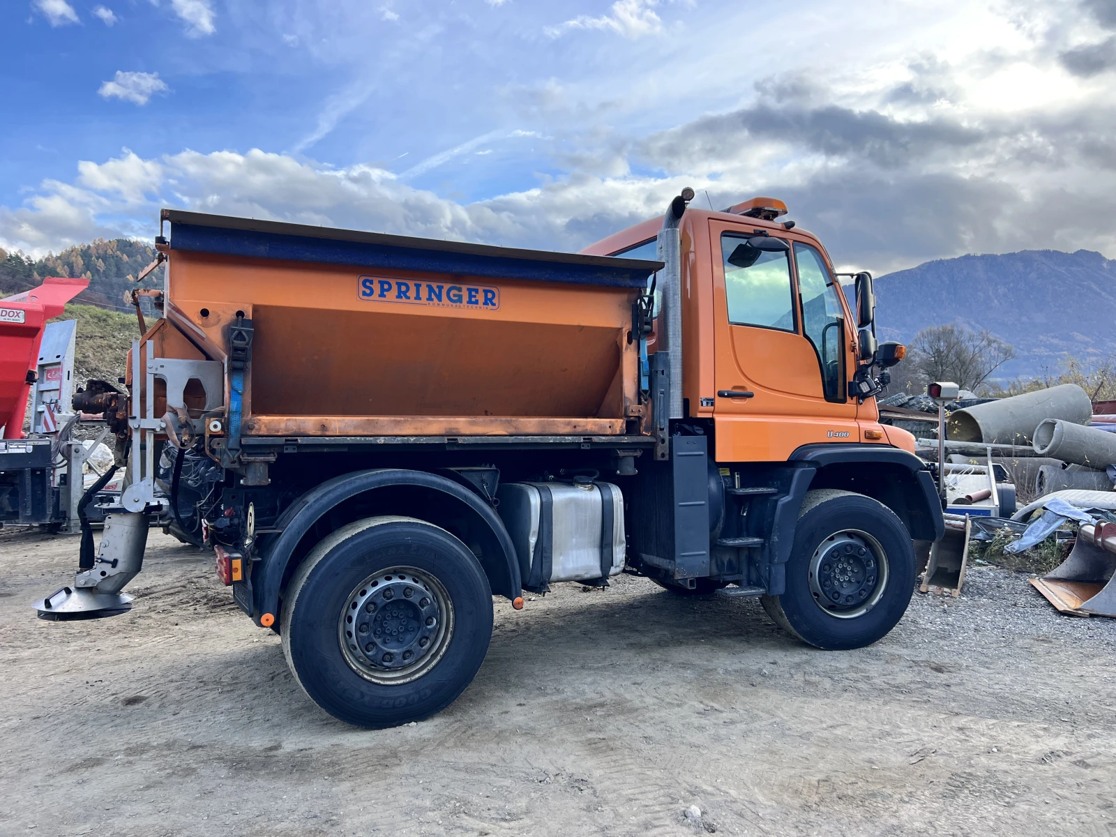 Mercedes-Benz UNIMOG U400, Песакар, Нов внос, , , ,  - изображение 4