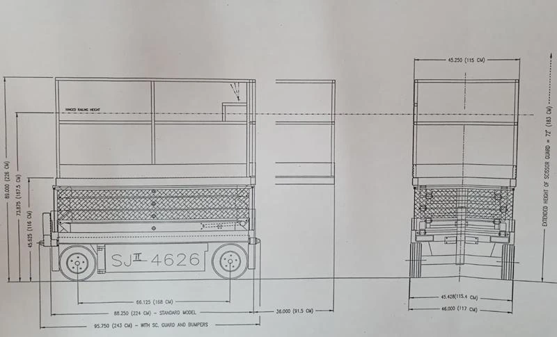 Автовишка Друга марка SKYJACK SJ 4626E, снимка 15 - Индустриална техника - 27503043