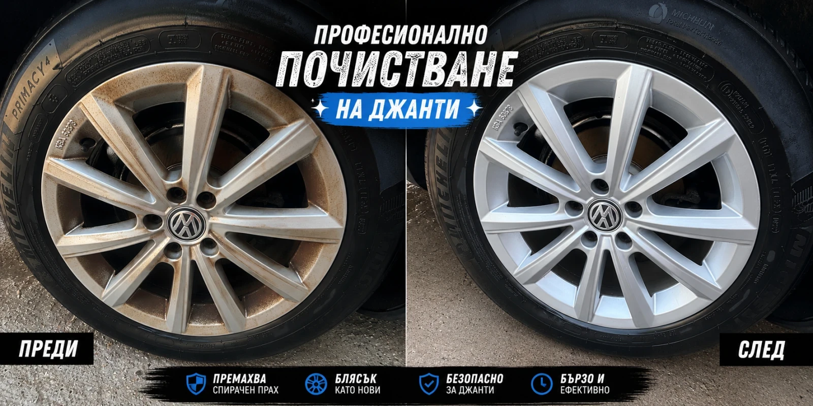 Детайлно Почистване на Джанти