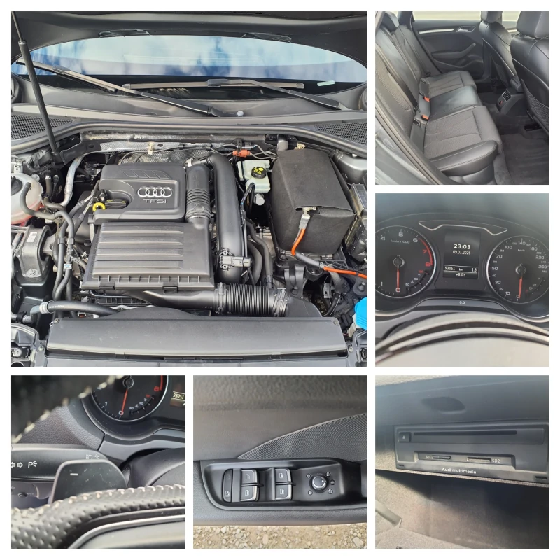 Audi A3 1.4 TFSI -S-LINE 93000KM-150 K.C, снимка 11 - Автомобили и джипове - 53126629