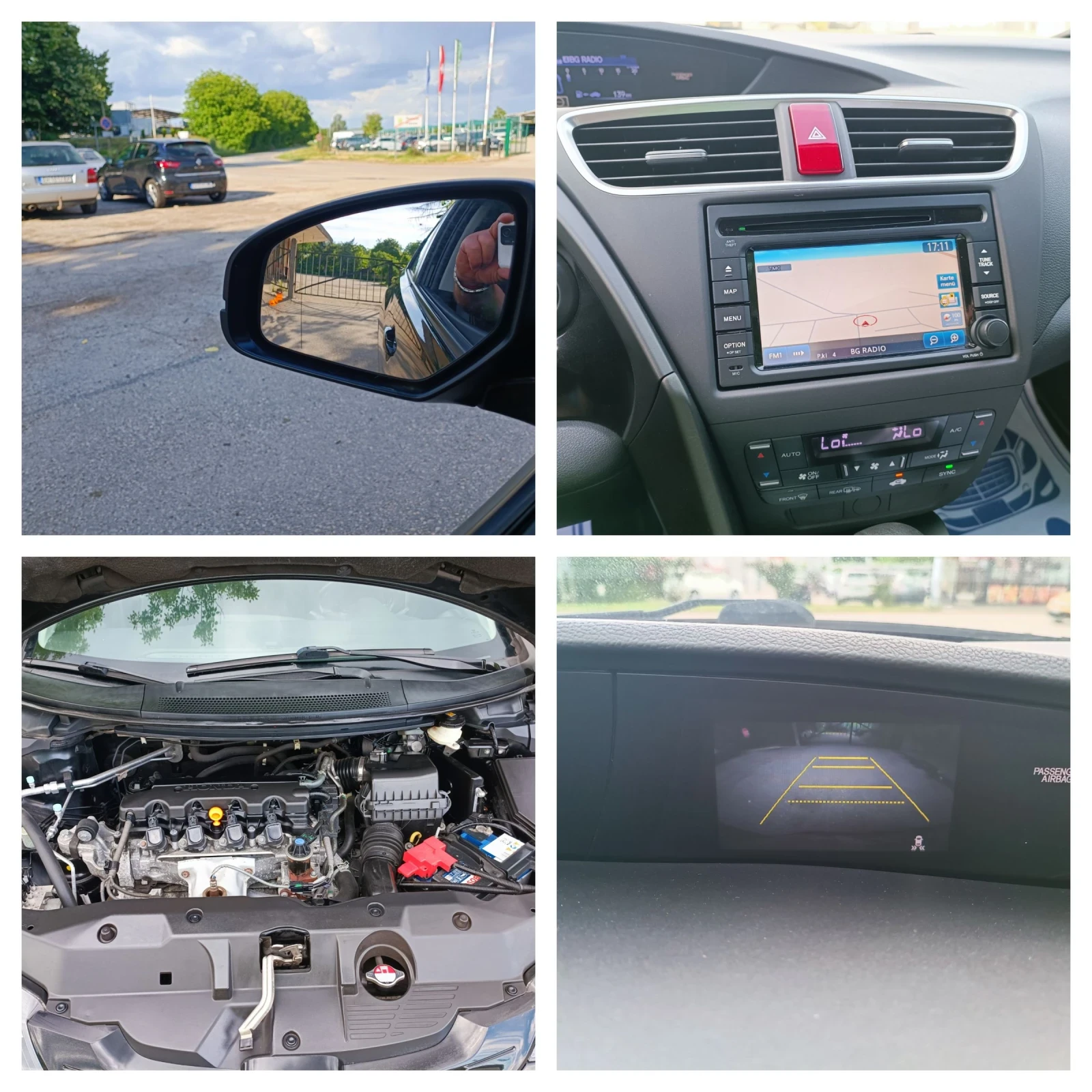 Honda Civic 1.8i-140кс-ШВЕЙЦАРИЯ-АВТОМАТ-NAVI, снимка 17 - Автомобили и джипове - 54730821