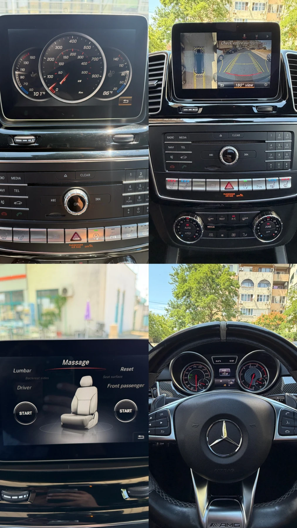 Mercedes-Benz GLE 63 S AMG /Full/Vacum/Carbon/Masage/Pano/, снимка 13 - Автомобили и джипове - 55732507