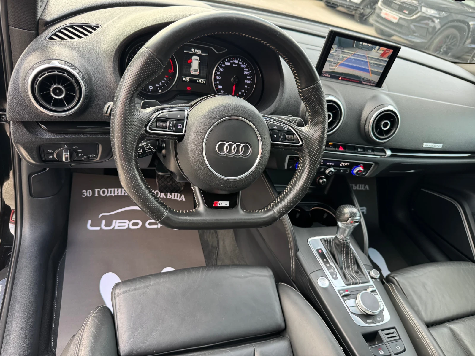 Audi A3 2.0D-4x4-3XS LINE-ЛЮК-ПЕЧКА-190кс.ПАРКИРАНЕ-FULL, снимка 13 - Автомобили и джипове - 56140317