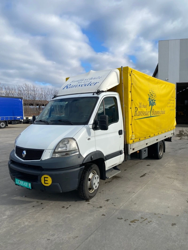 Renault Mascott Бордово с брезент, снимка 3 - Камиони - 44060872