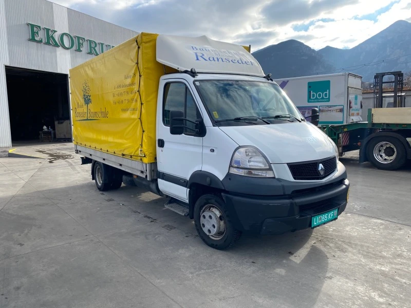 Renault Mascott Бордово с брезент, снимка 1 - Камиони - 44060872