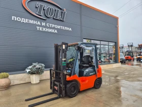 Мотокар Toyota * ИЗРАВНИТЕЛ* ГАЗ + БЕНЗИН* ПАРНО* МЕКА КАБИНА* , снимка 1