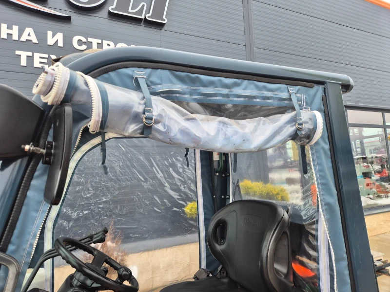 Мотокар Toyota * ИЗРАВНИТЕЛ* ГАЗ + БЕНЗИН* ПАРНО* МЕКА КАБИНА* , снимка 7 - Индустриална техника - 49896629