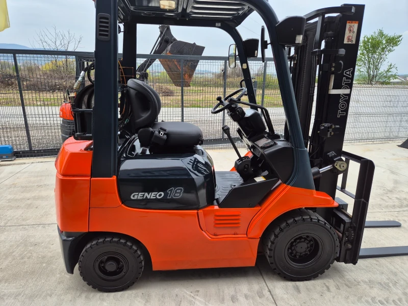 Мотокар Toyota * 1.8 тона* ГАЗ + БЕНЗИН* КЛИМАТИК + ПАРНО* , снимка 6 - Индустриална техника - 49896629