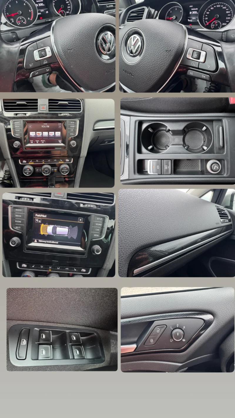 VW Golf 2.0TDI 150к.с/ FULLL OPTIONAL/FULL LED/УНИКАТ, снимка 14 - Автомобили и джипове - 52089882