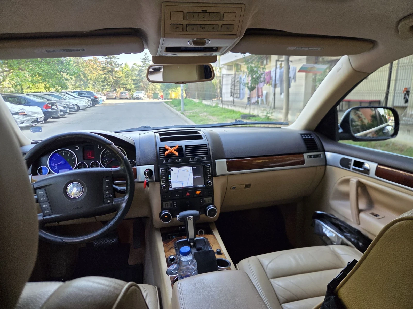 VW Touareg Бенз/газ* avtomat* сменени вериги* TOP, снимка 14 - Автомобили и джипове - 55579180