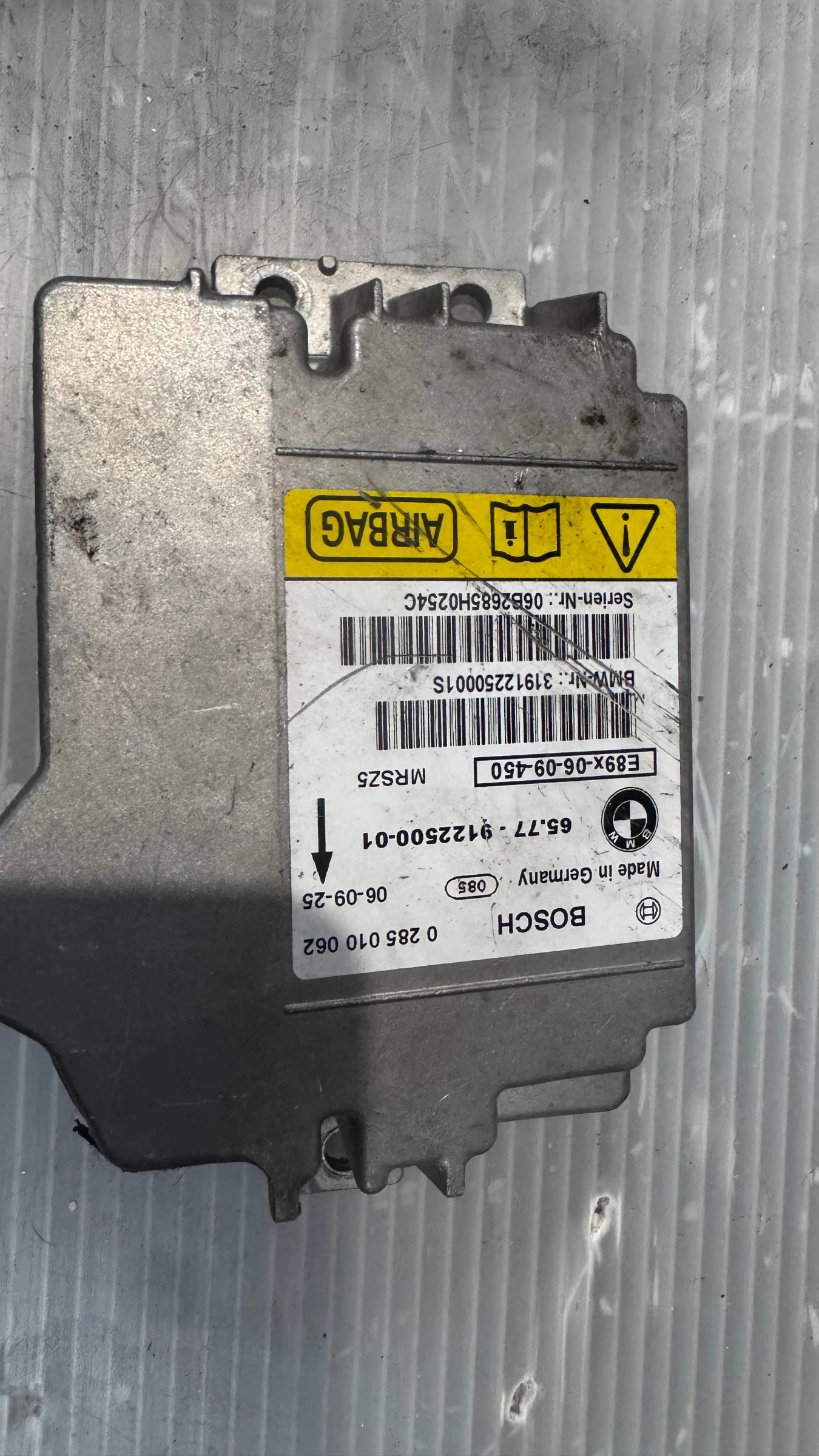 Airbag  /  /  a BMW E91 - 0285010062 / 9122500-01 | Mobile.bg   2