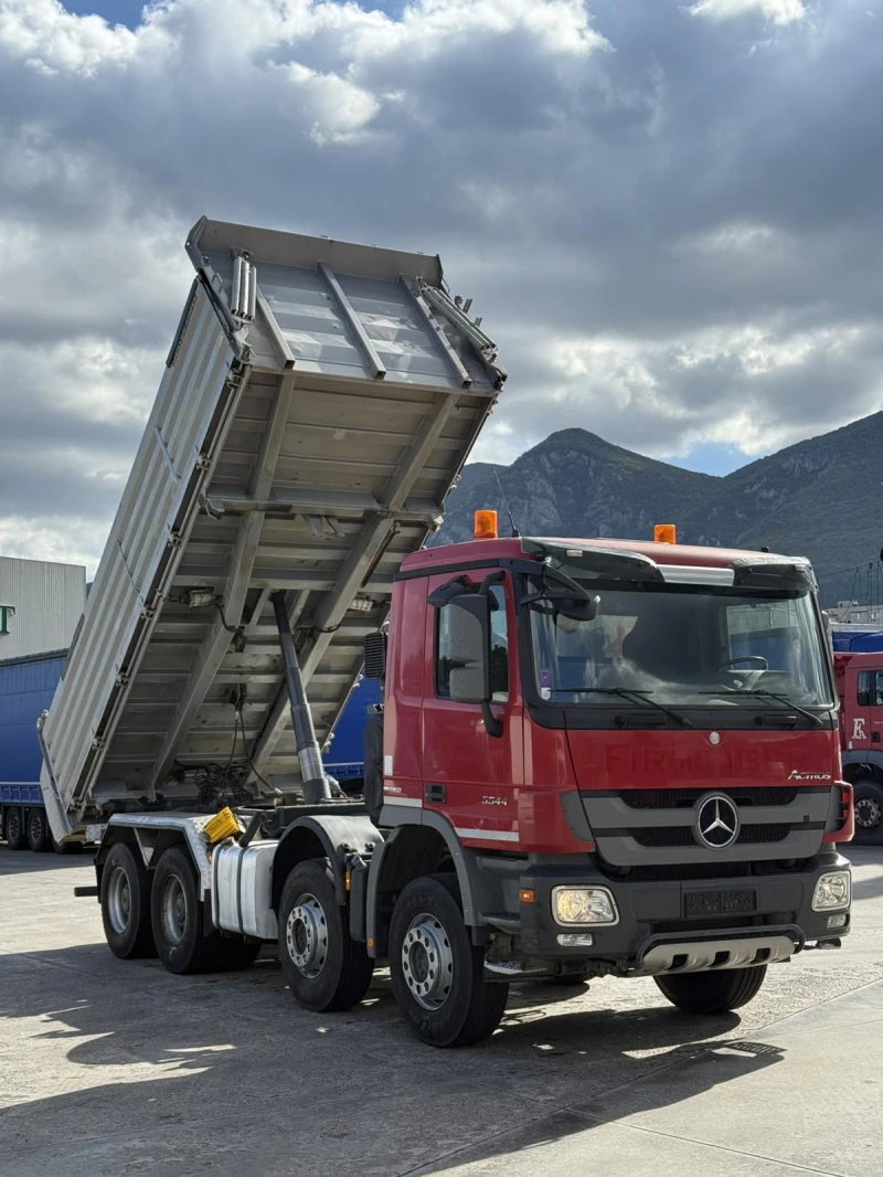 Mercedes-Benz Actros 3544 8x4 тристранен , снимка 12 - Камиони - 52005756
