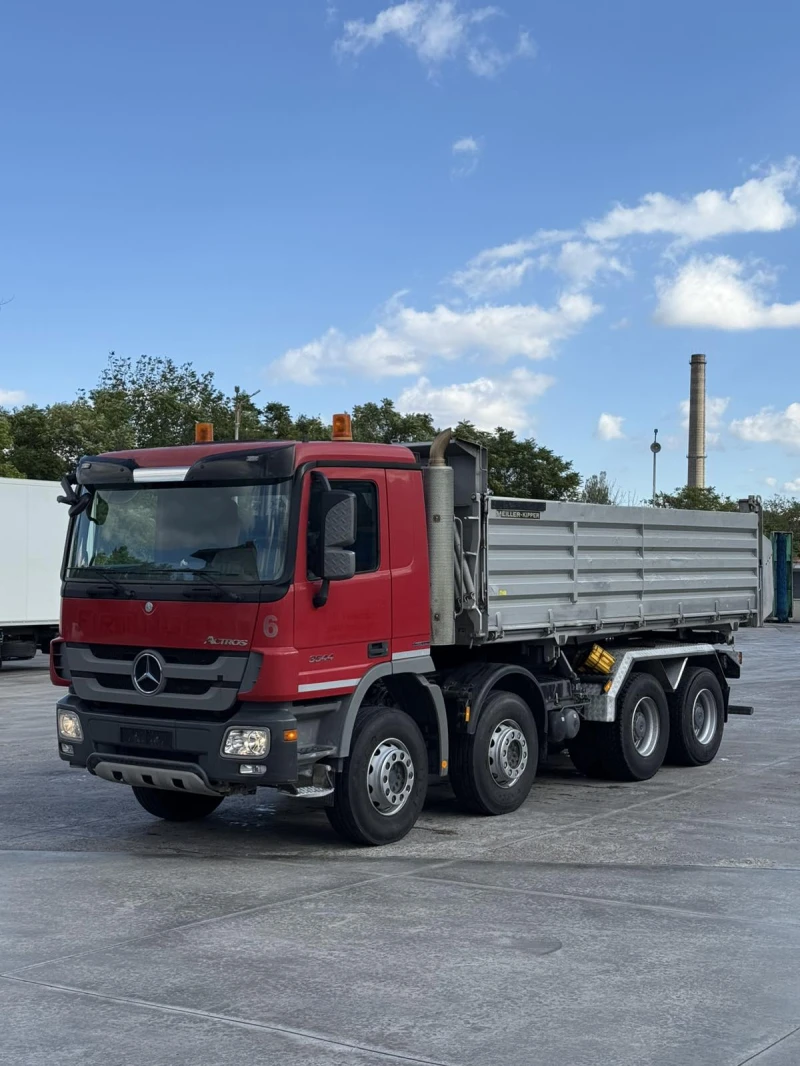 Mercedes-Benz Actros 3544 8x4 тристранен , снимка 5 - Камиони - 52005756