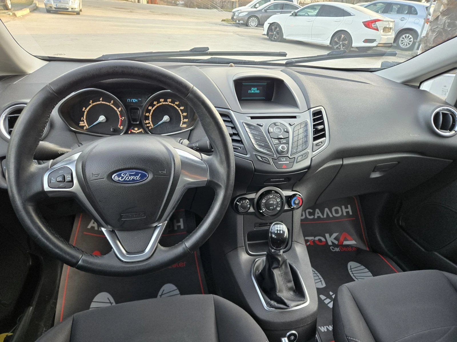 Ford Fiesta 1.4i-95кс= ФАБРИЧНА ГАЗ= EURO 6B, снимка 11 - Автомобили и джипове - 53804441