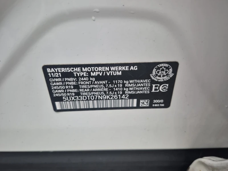 BMW X4 XDRIVE30I  CARFAX, снимка 15 - Автомобили и джипове - 53453052