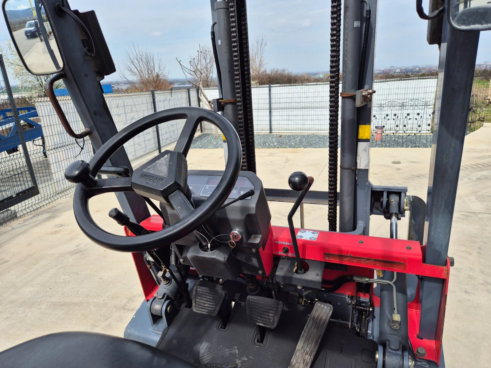 Мотокар Nissan ГАЗ + БЕНЗИН / АВТОМАТ / ОРИГИНАЛНА БОЯ !!, снимка 10 - Индустриална техника - 53985741