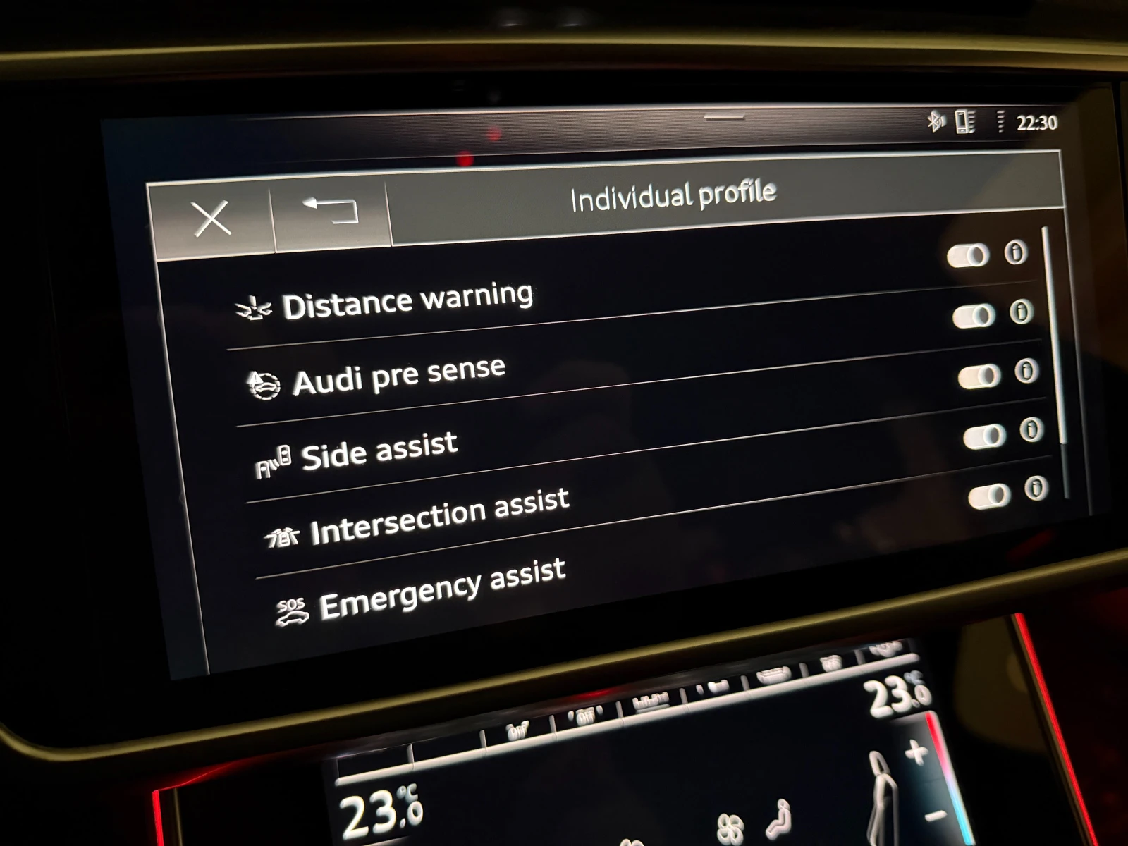 Audi A6 55 TFSI Вакуум, sLine, Headup, снимка 14 - Автомобили и джипове - 53460341